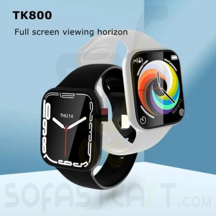 TK800 Smart Watch massage whatsapp massage alarm notification health function calling option running blood pressure heart rate