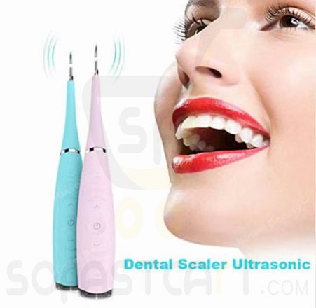 Electric Dental Calculus Remover Tooth Cleaner Dental Ultrasonic Scaler Plaque Remover Electric Teeth Stain Remover Dental Care Tool Multi-Function Home Upgrade Toothbrush